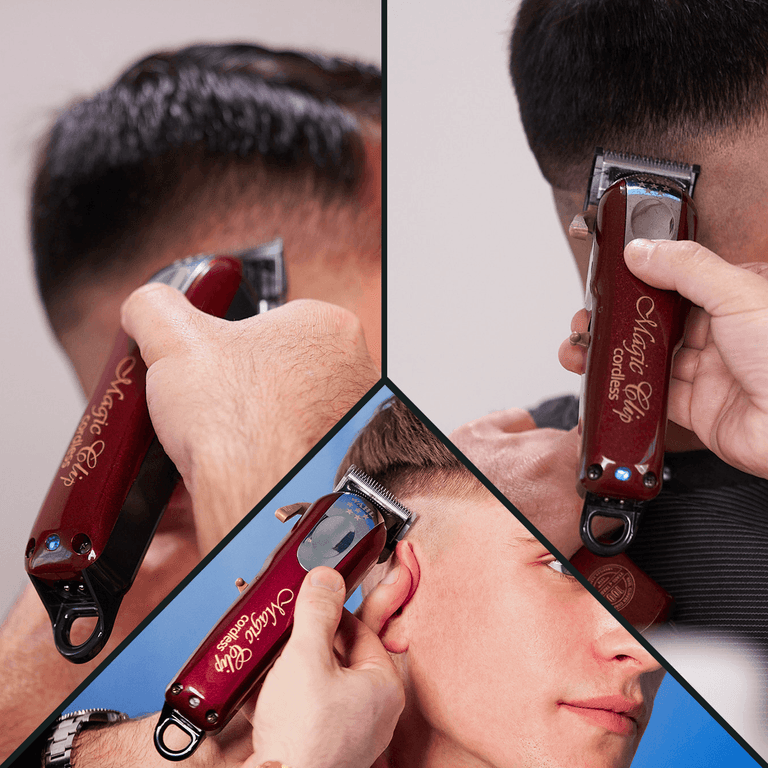 Kit Wahl Máquina de Cortar Cabelo Magic Clip Cordless + Máquina de Kit Wahl Máquina de Cortar Cabelo Magic Clip Cordless + Máquina de